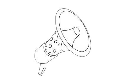 喇叭简笔画图片大全作品五