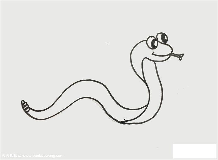 眼镜蛇怎么画