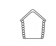 木屋子简笔画步骤画法