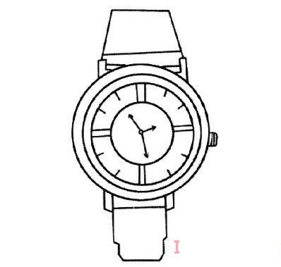 一步一步画儿童手表简笔画简单漂亮