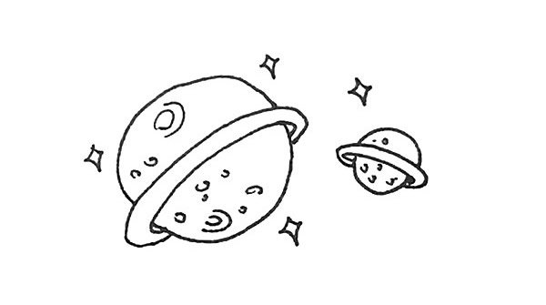 星球简笔画
