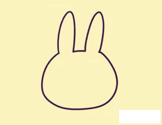 小兔子简笔画步骤图