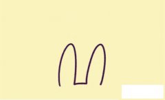 超萌的卡通小兔子简笔画步骤图解教程