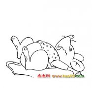 简笔画：老鼠晕了1