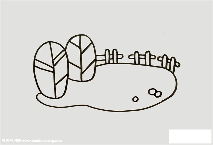 怎样画春天的景色