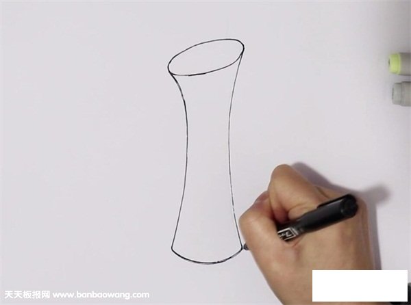 简易广州塔怎么画