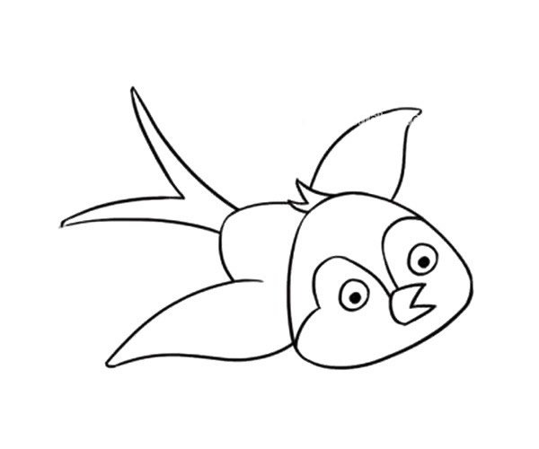 卡通燕子简笔画