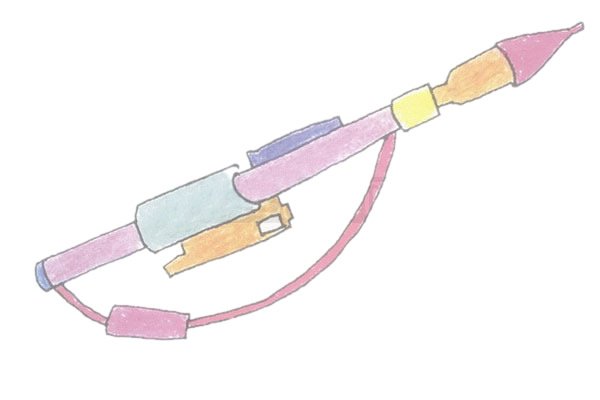 火箭筒简笔画图片
