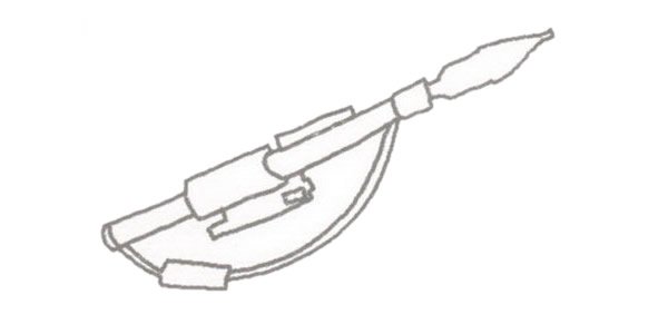 火箭筒简笔画图片