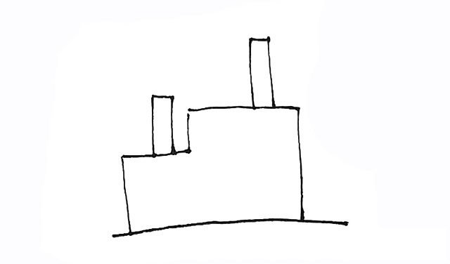 工厂建筑简笔画