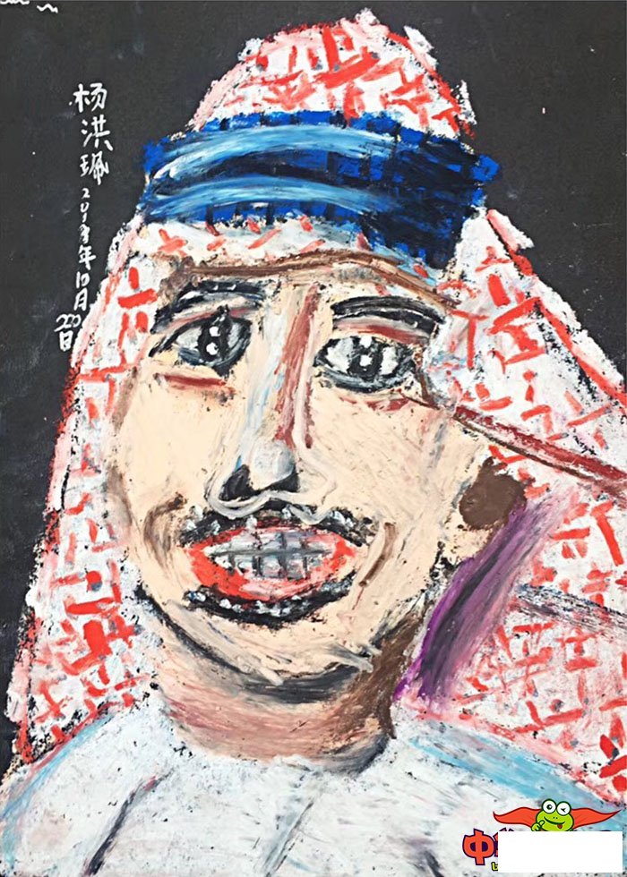 少儿绘画作品图片大全,阿拉伯人