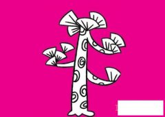 卡通松树怎么画简笔画图片简单漂亮