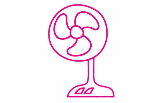 电风扇简笔画图片