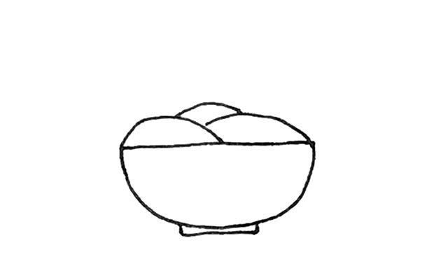 一碗面条简笔画