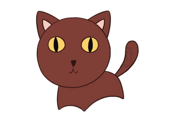 小猫简笔画图片