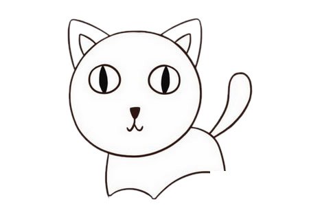 小猫简笔画图片