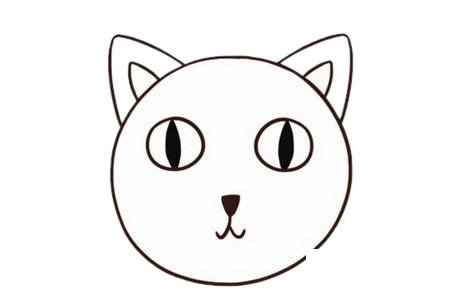 小猫简笔画图片