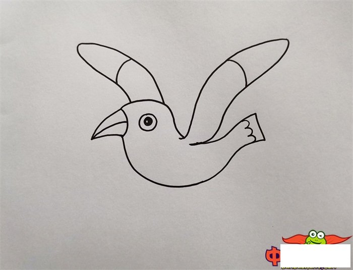 最简单的海鸥简笔画