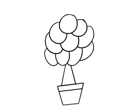 热气球简笔画图片