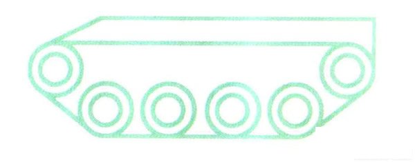 坦克简笔画怎么画