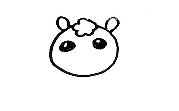 羊驼简笔画