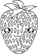 卡通草莓水果简笔画步骤图片大全