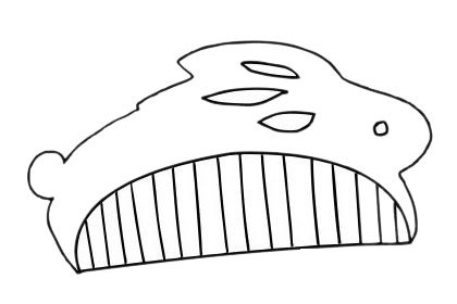梳子简笔画图片