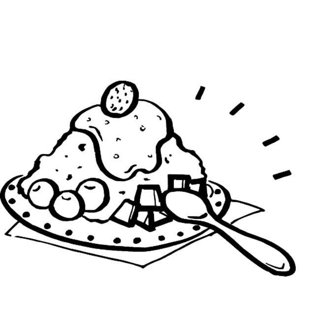 冰激凌甜品简笔画步骤图片大全