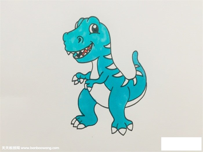 简笔霸王龙画法