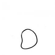 蘑菇简笔画五步画出