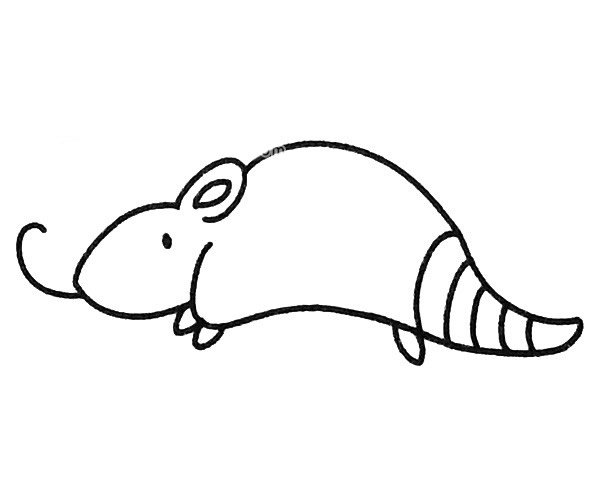 6款穿山甲简笔画图片