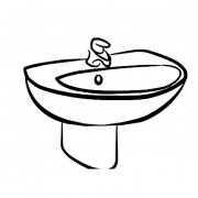 洗手池动物简笔画步骤图片大全