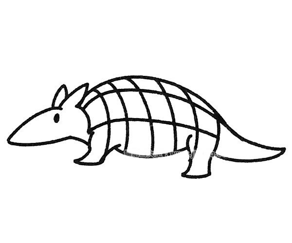 6款穿山甲简笔画图片