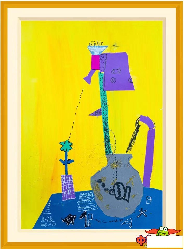 3-4岁幼儿创意美术作品,小景