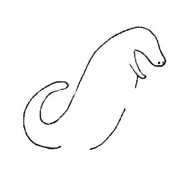 哥斯拉简笔画涂色