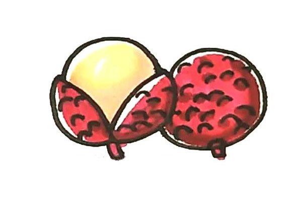 荔枝简笔画