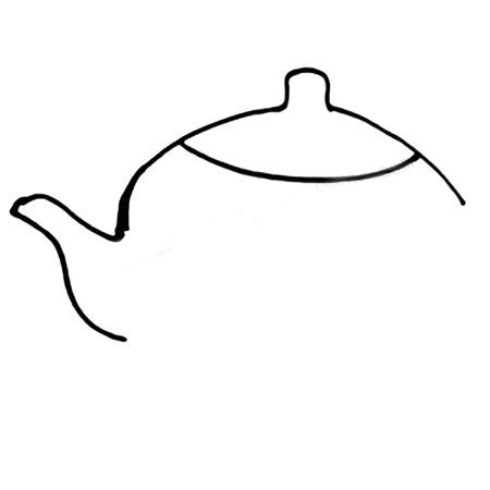 茶壶简笔画