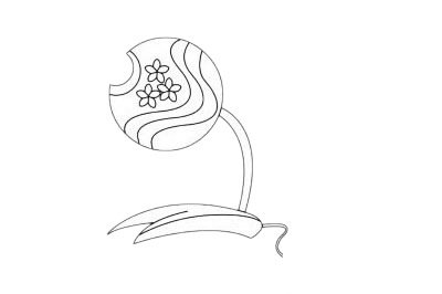 台灯简笔画图片大全作品四