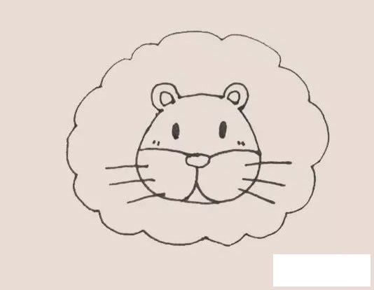 狮子简笔画