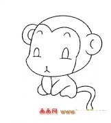 小猴子│动物简笔画3