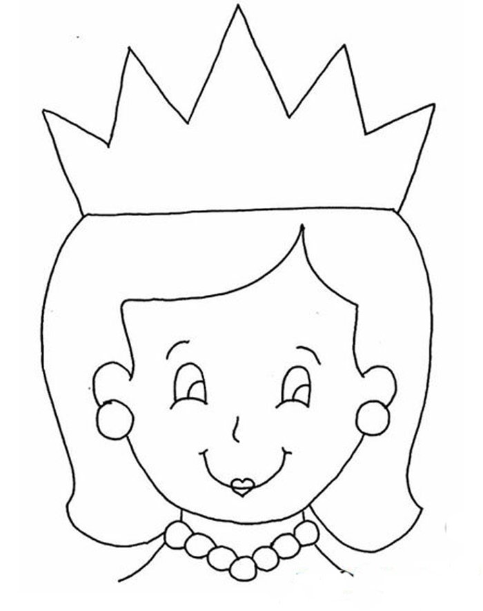 女皇头像简笔画