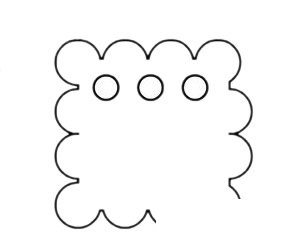 饼干简笔画图片