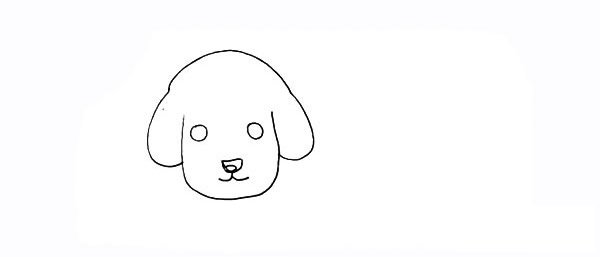 可爱的小狗简笔画