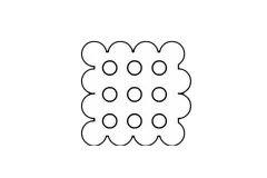 饼干简笔画步骤教程及图片大全