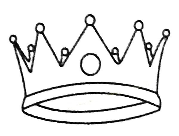 皇冠简笔画大全及画法步骤
