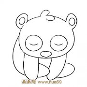 失落的小熊猫│动物简笔画