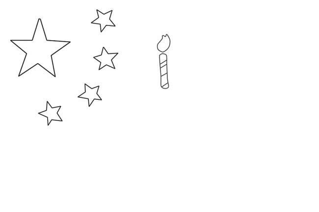 祖国生日快乐简笔画