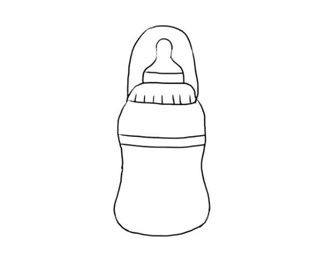 简单的奶瓶简笔画图片大全