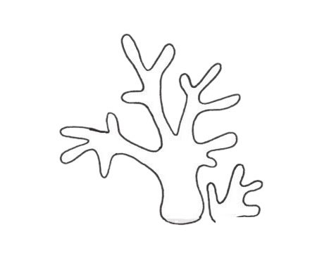 珊瑚简笔画图片大全作品一