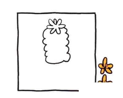 四步画出风信子简笔画图片